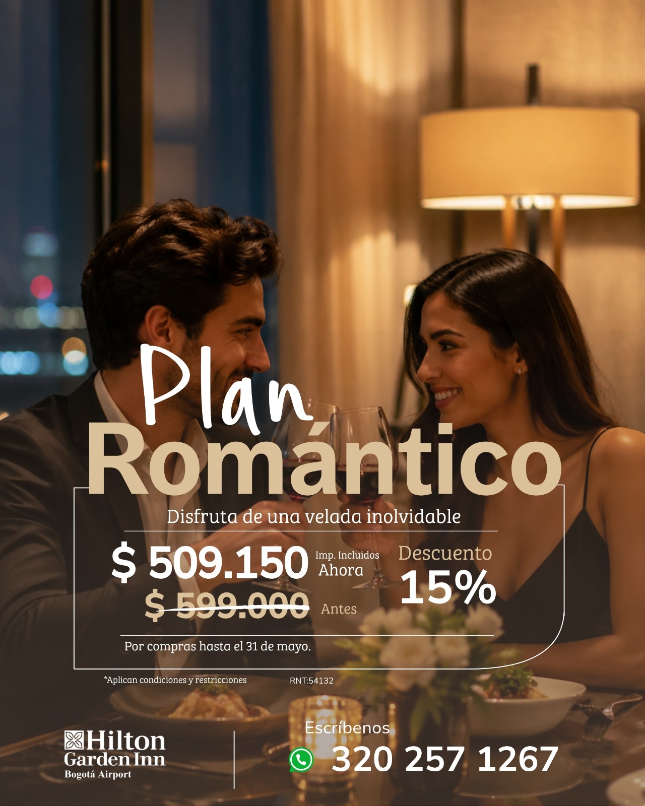 Plan Romántico 15%