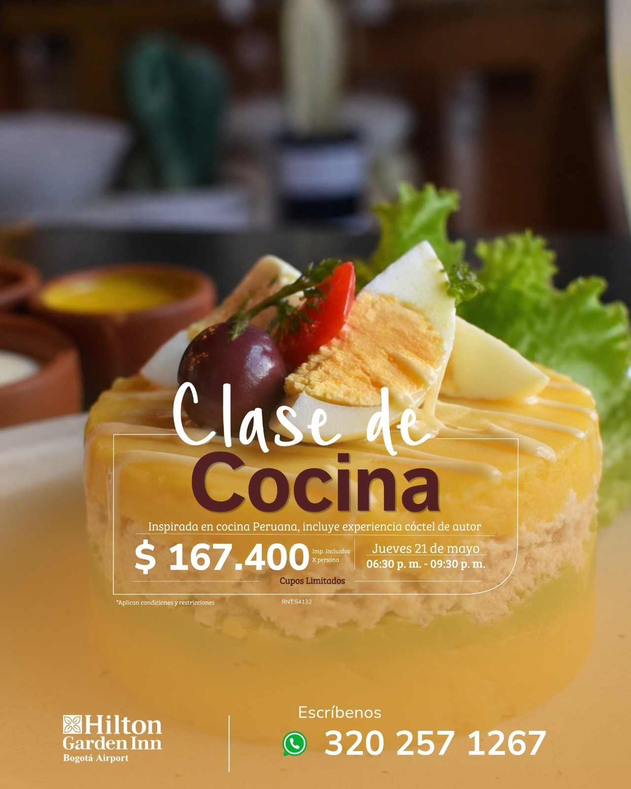 Clase de cocina peruana