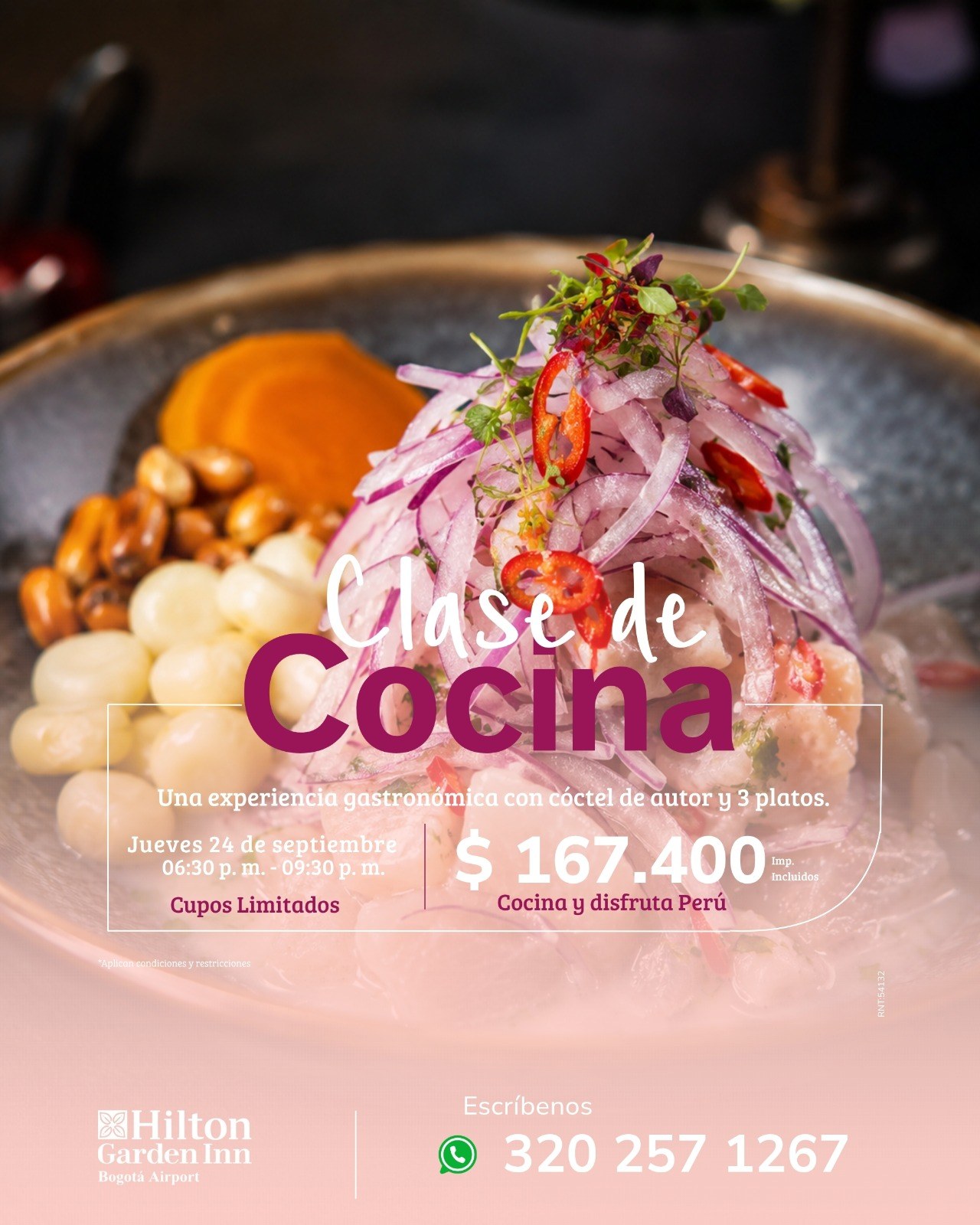 Clase de cocina peruana